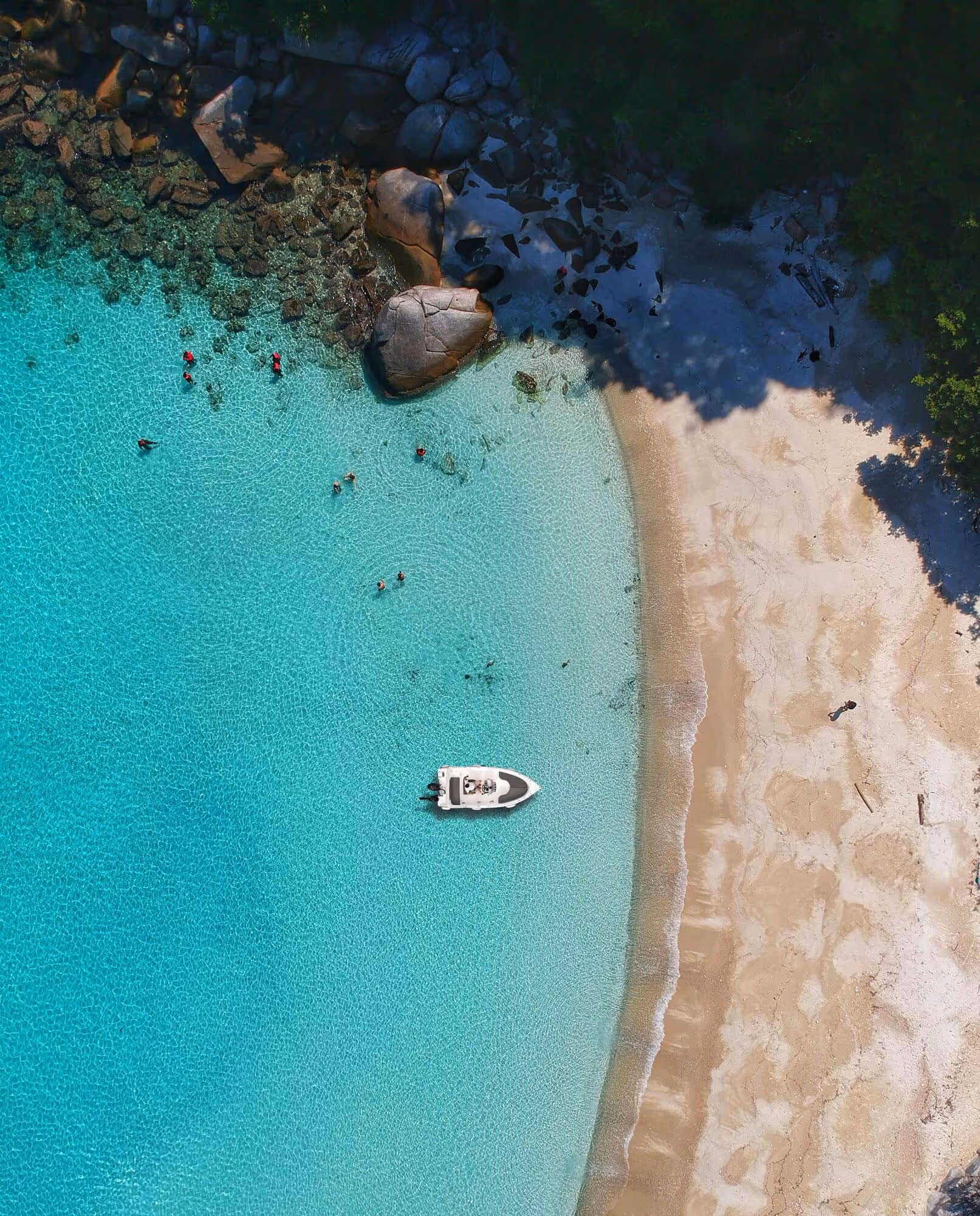 Boating at the beach